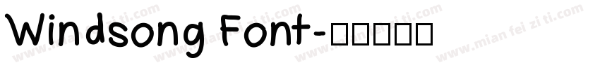 Windsong Font字体转换
